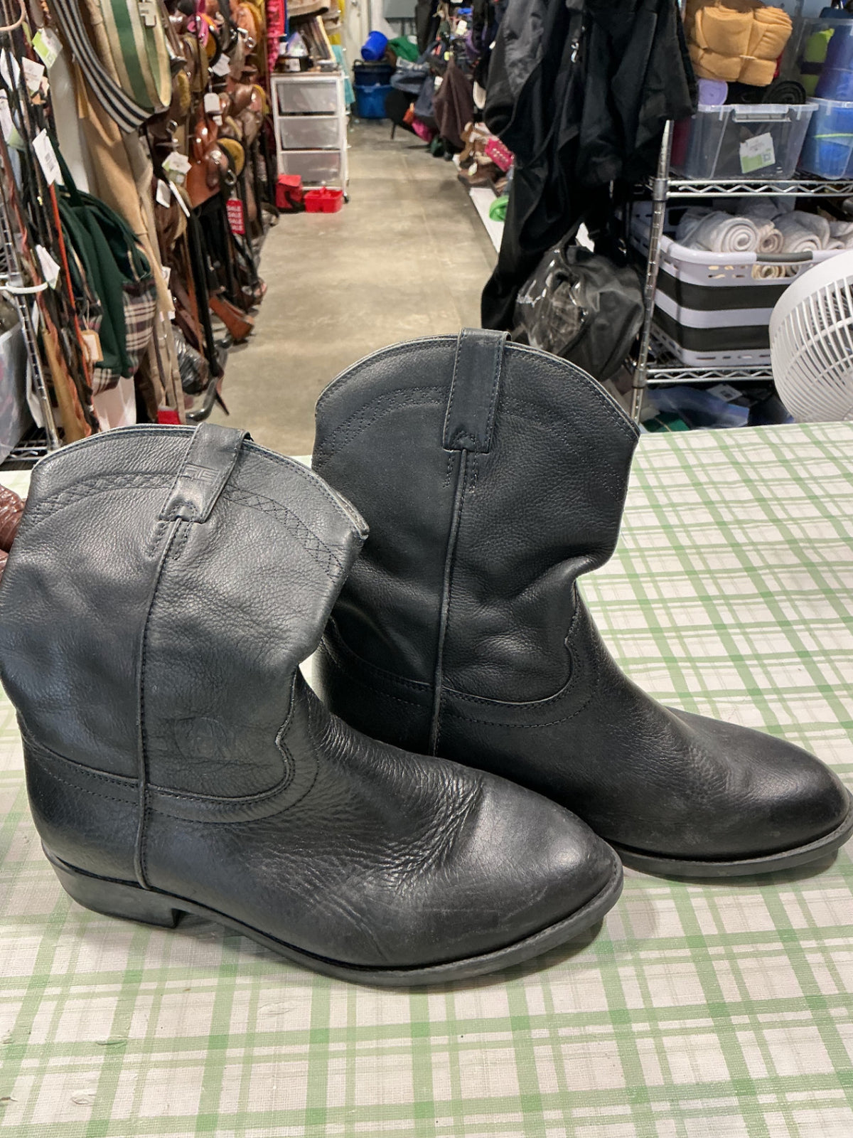cowboy boots black 13M