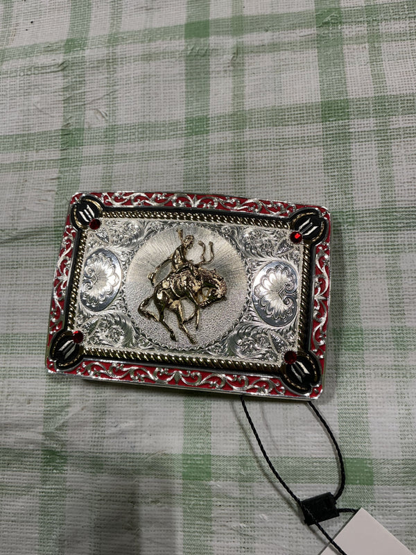 Belt Buckle – Montana Silversmiths Gold Bronc | Used, Very Good