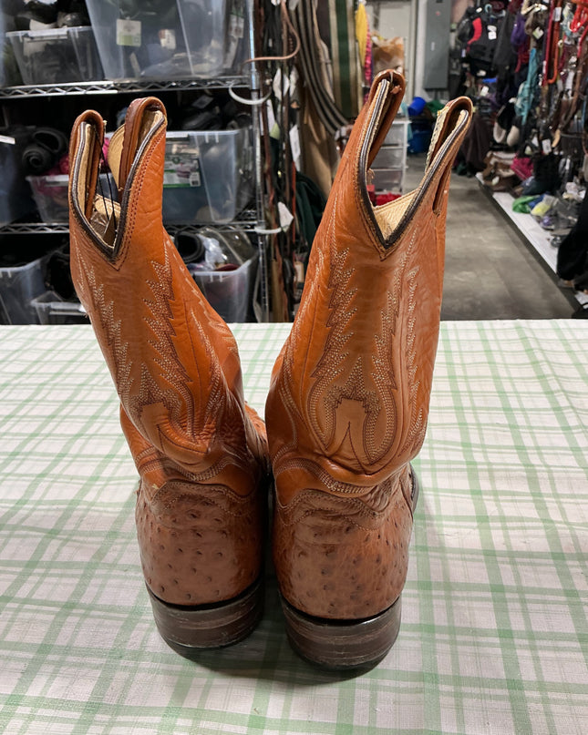 cowboy boots orange moorby 13"