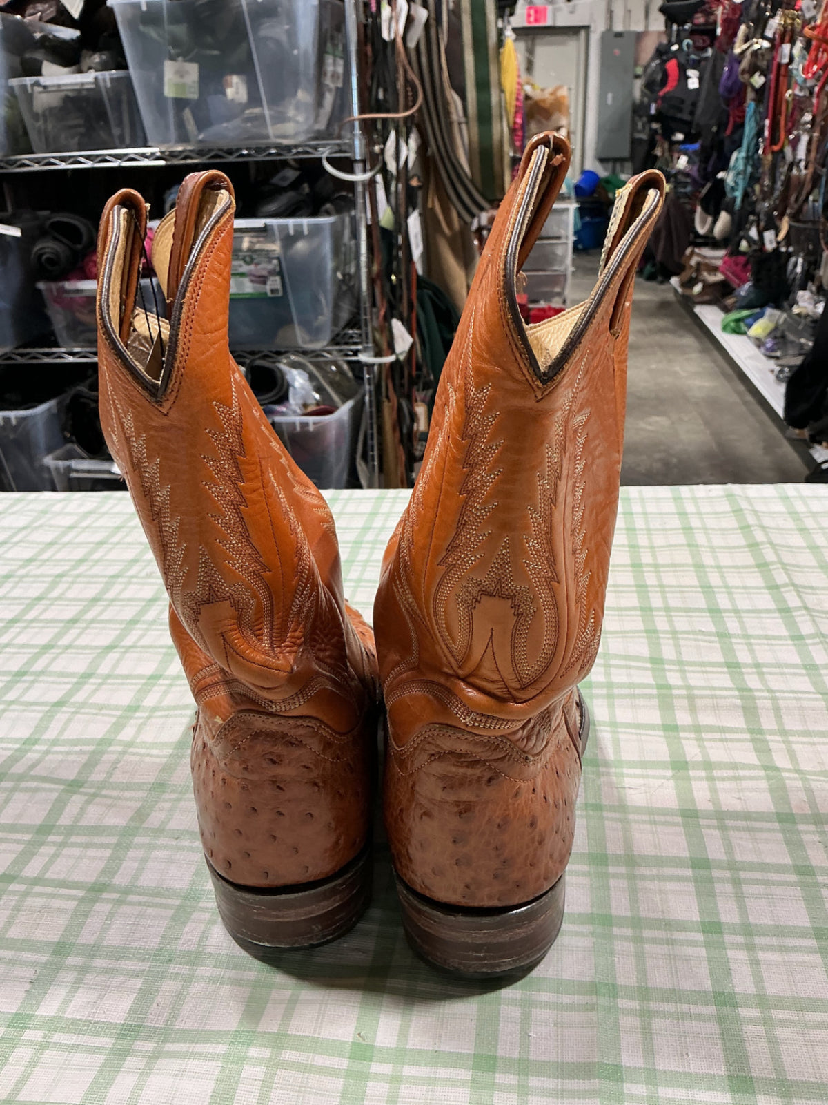 cowboy boots orange moorby 13"