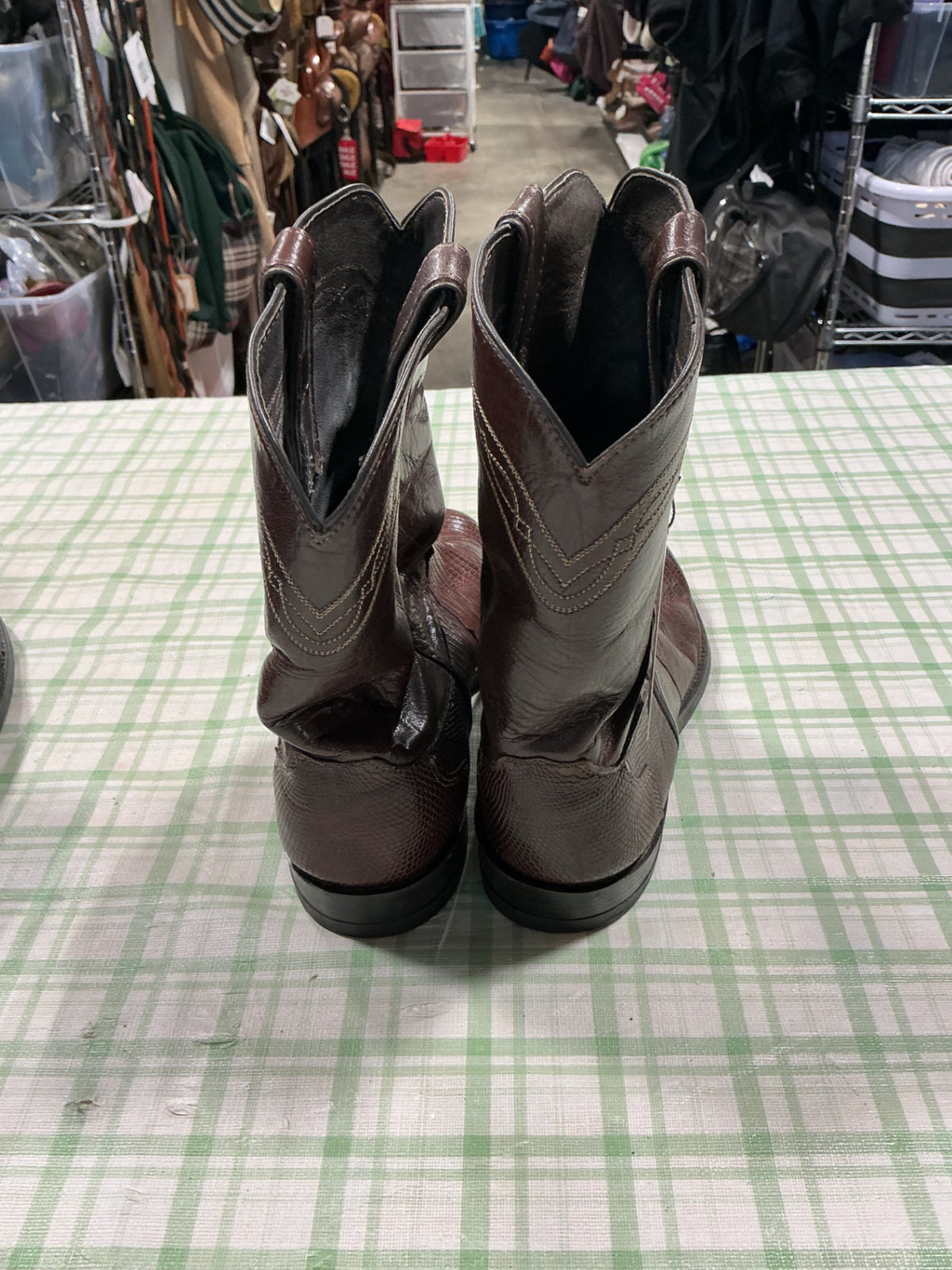 cowboy boots 12EE juston boots 