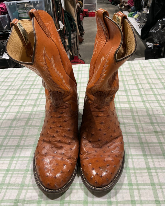 cowboy boots orange moorby 13"