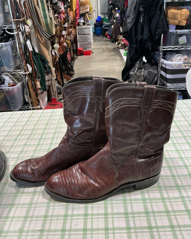 cowboy boots 12EE juston boots 