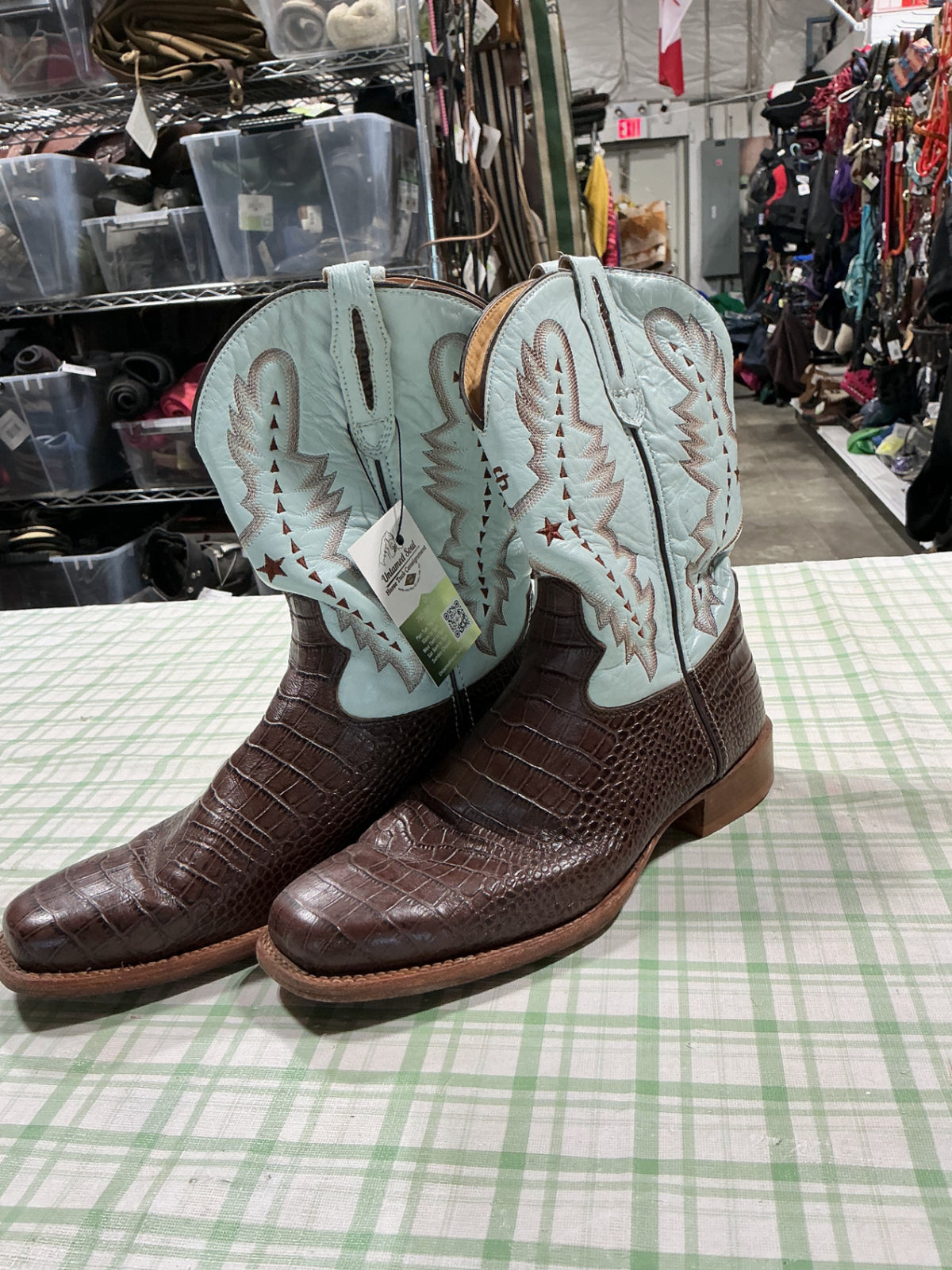 cowboy boots 13" stetsons 