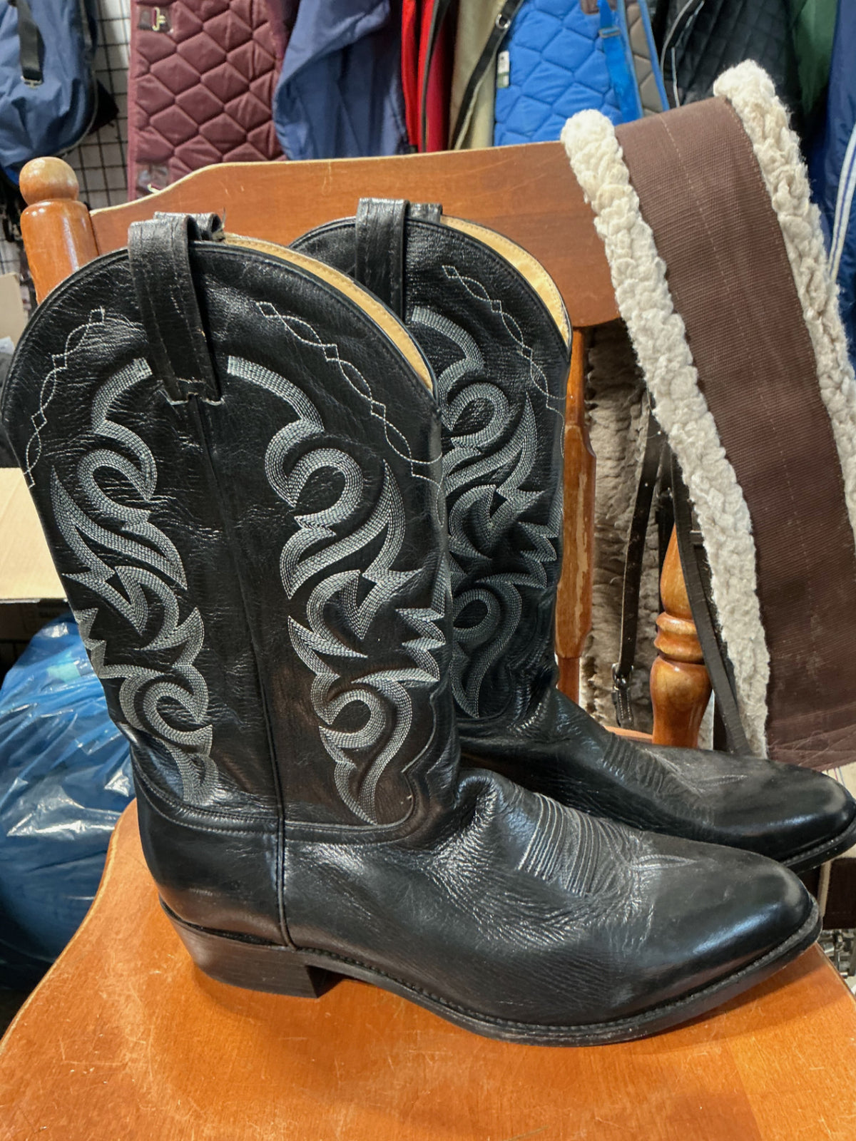 cowboy boots dan post 13"