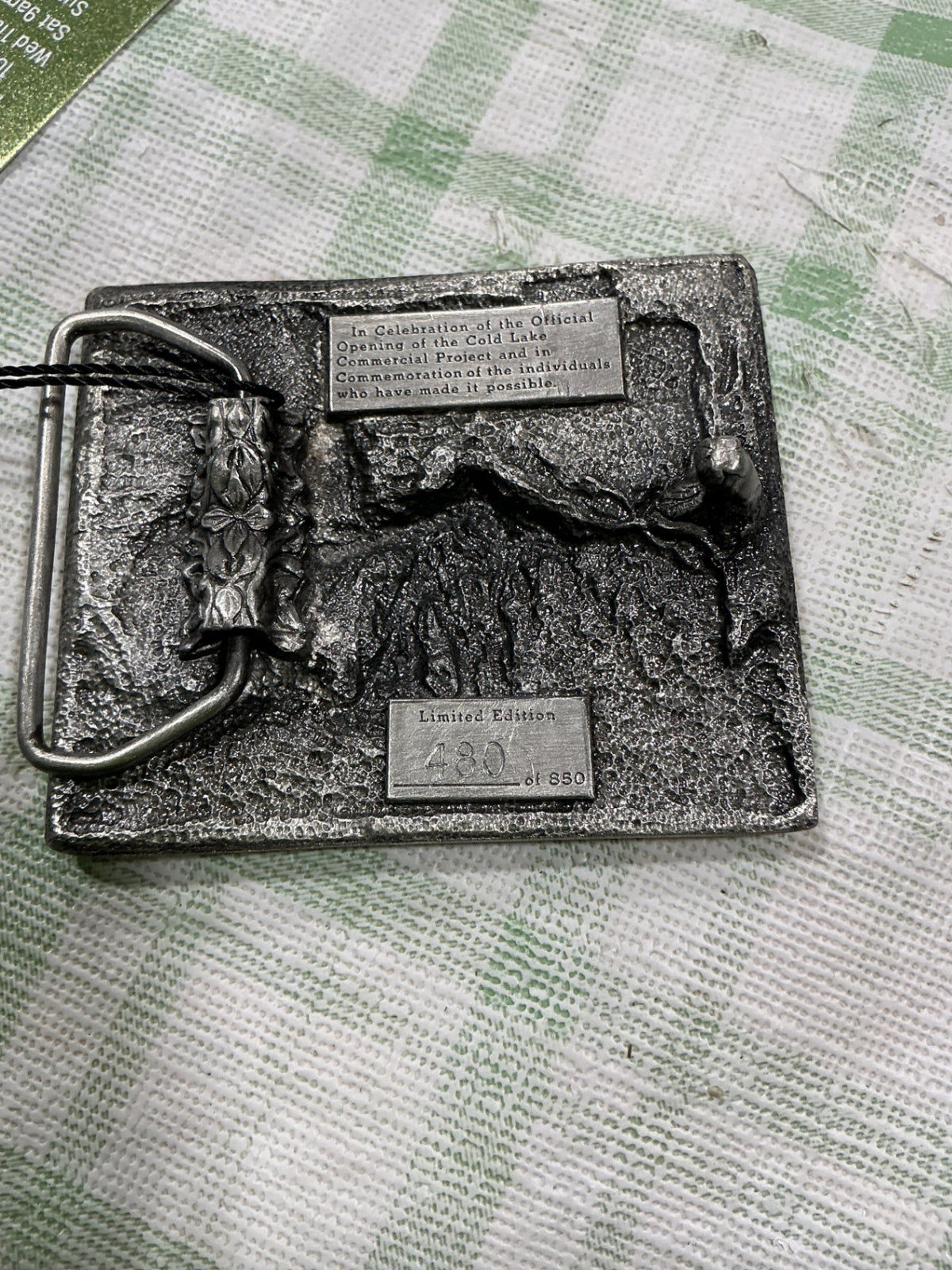 belt buckle esso resources 