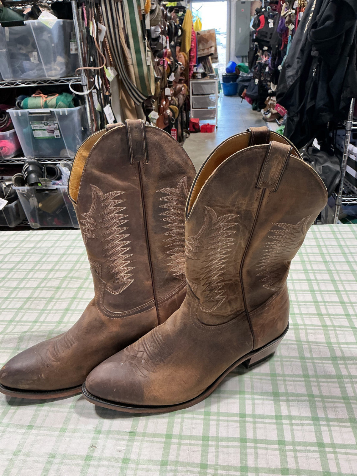 cowboy boots boulet 13" wide 