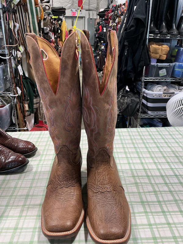 Cowboy Boots – Boulet, Brown Leather, 13E Wide | Used, Very Good