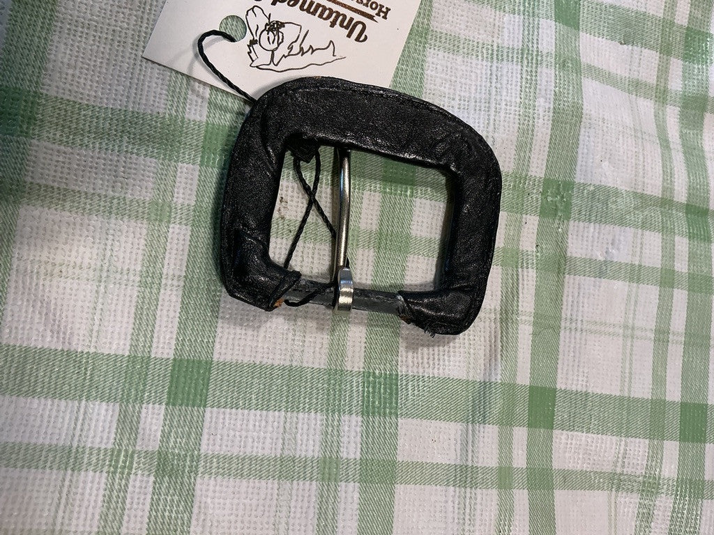 belt buckle leather black 