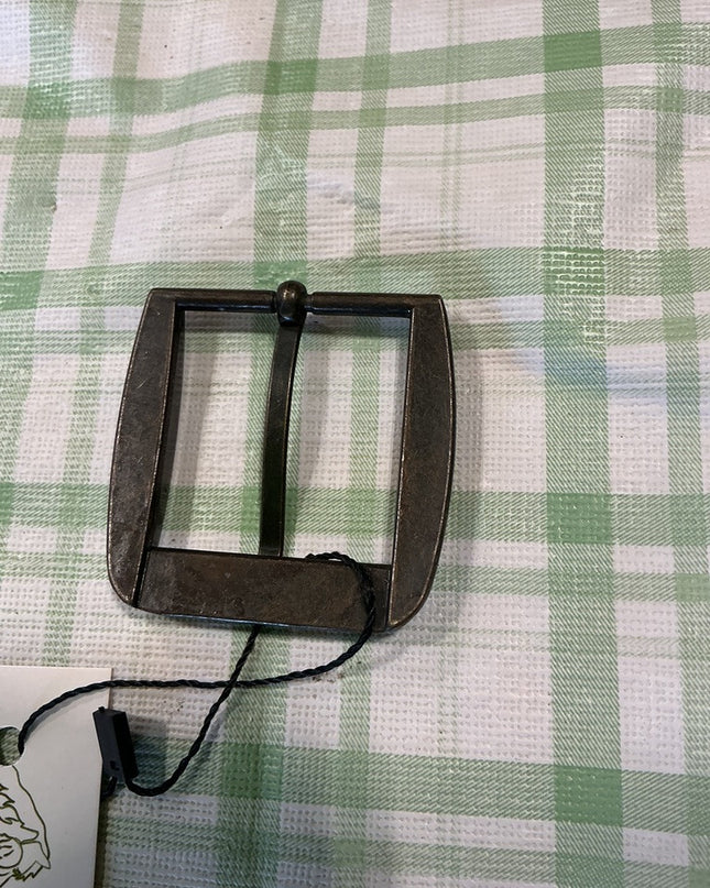 belt buckle dark silver 