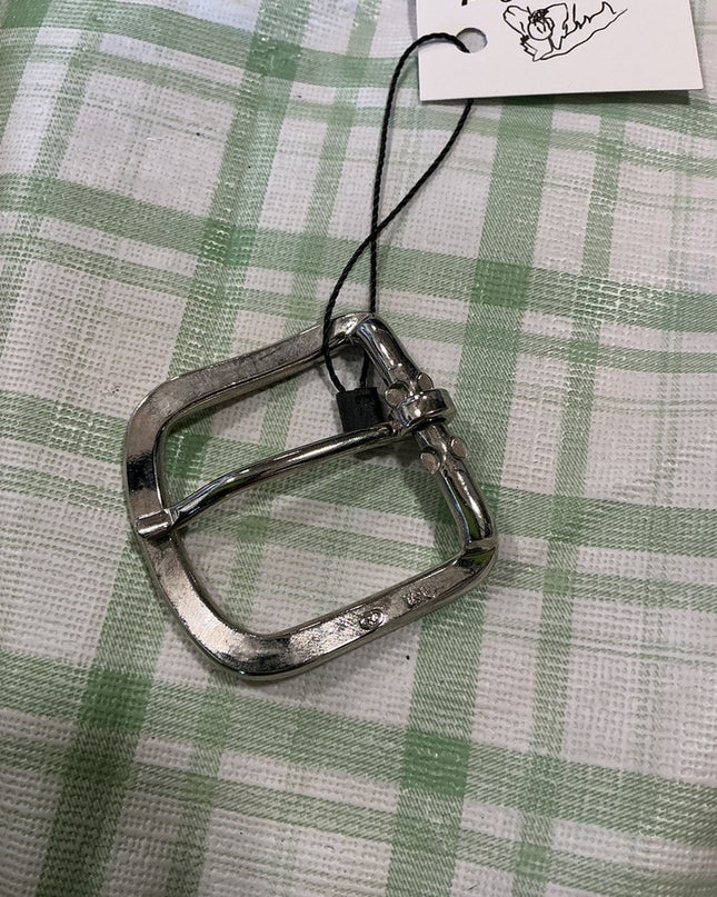 belt buckle silver 