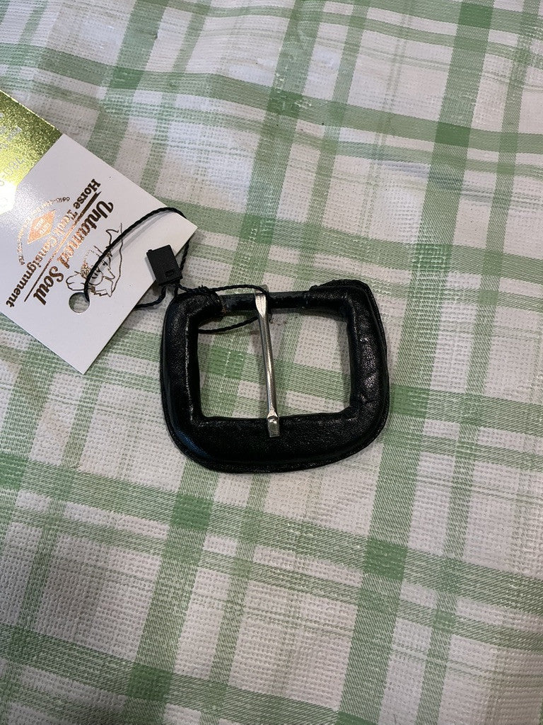 belt buckle leather black 