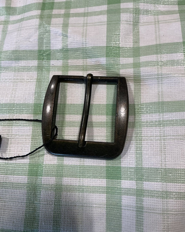 belt buckle dark silver 