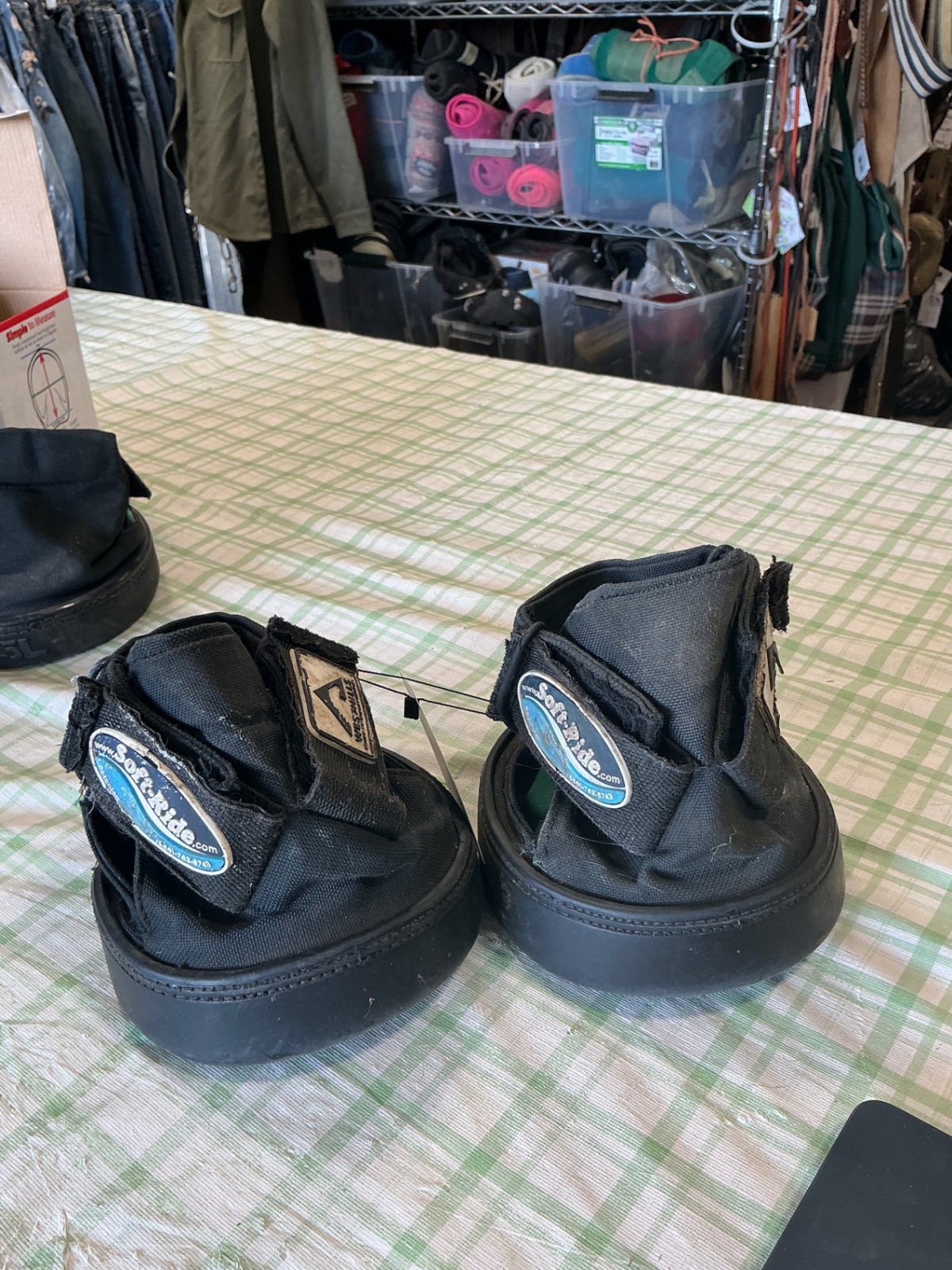 hoof boots black soft ride 5"