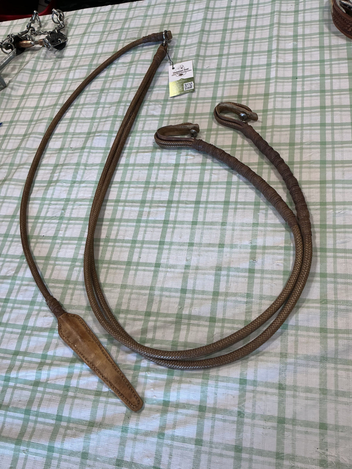 Western Roal Reins Rawhide