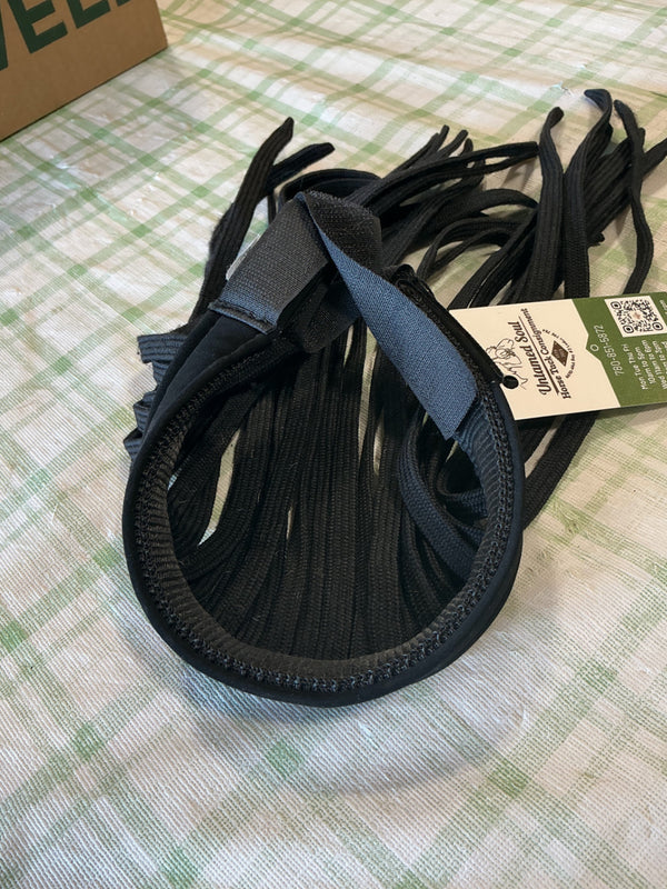Fly Fringe Browband – Black Felt, Medium | Used, Good