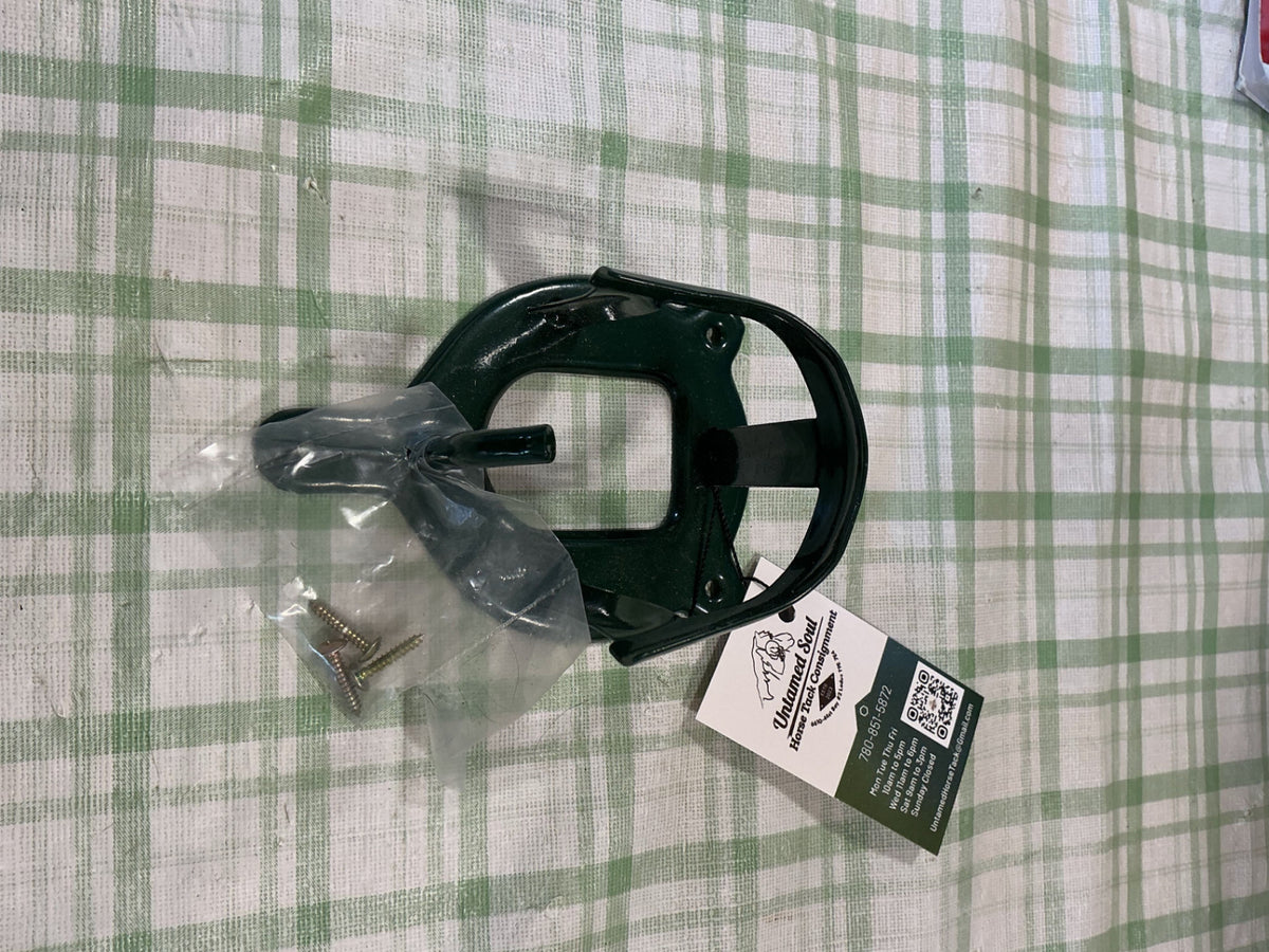 Bridle Holder Green Metal