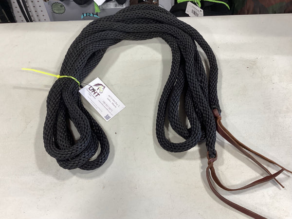 Western Mecate Reins – Black Rope | Used, Good