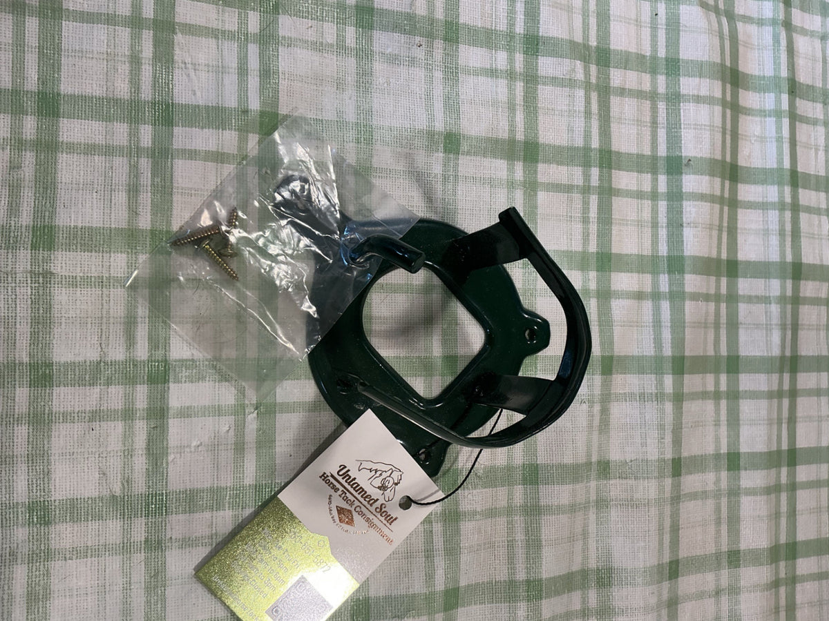 Bridle Holder Green Metal