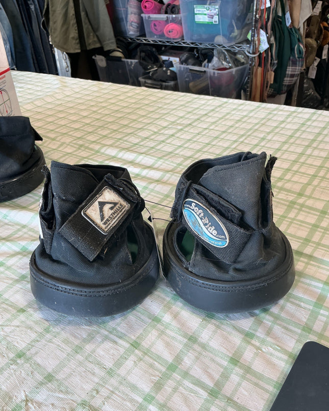 hoof boots black soft ride 5"