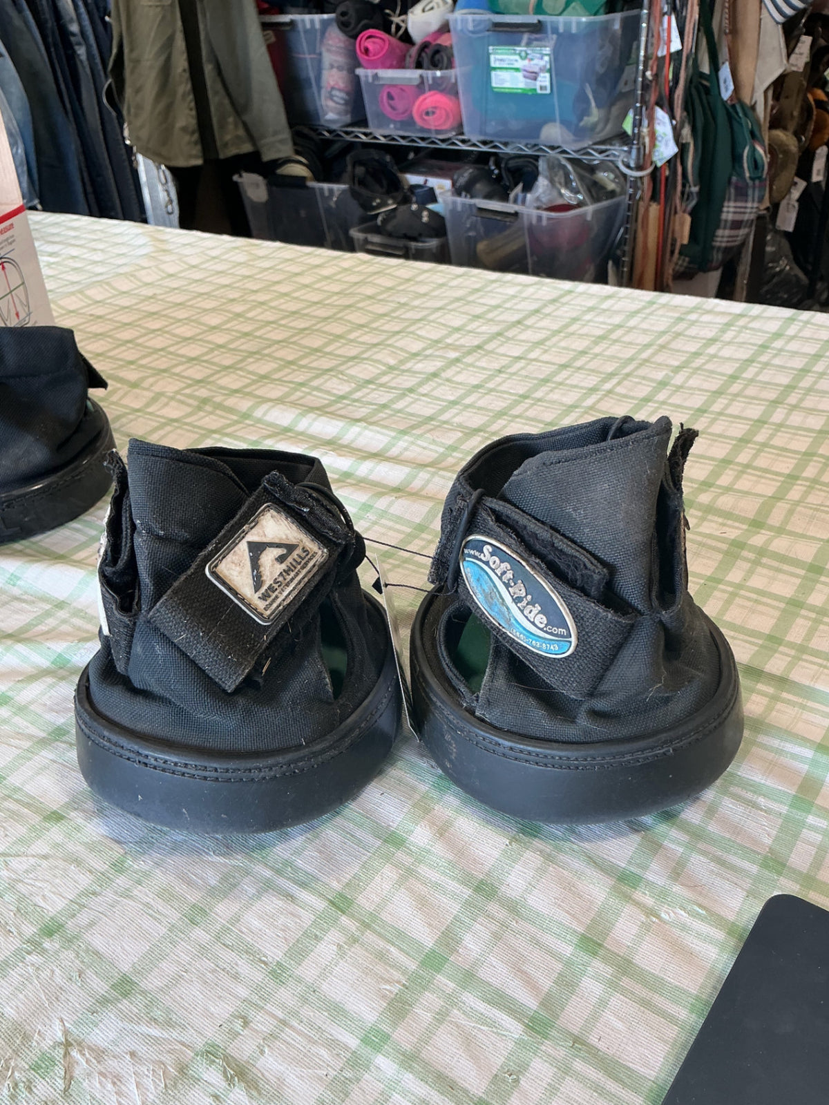 hoof boots black soft ride 5"