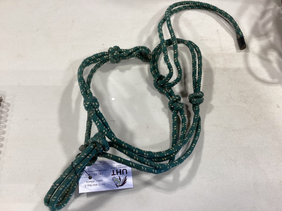 Halter Green Rope 