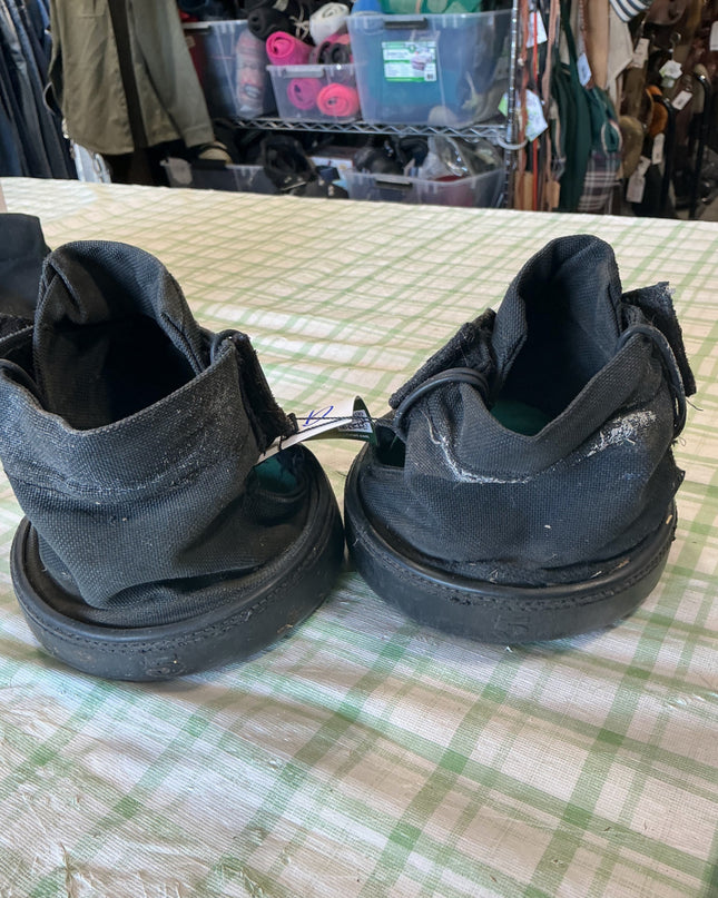 hoof boots black soft ride 5"