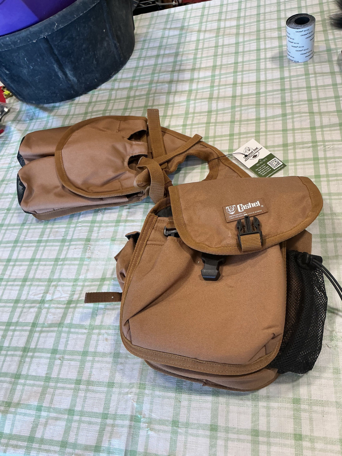 Western Saddle Bags Horn Cashel