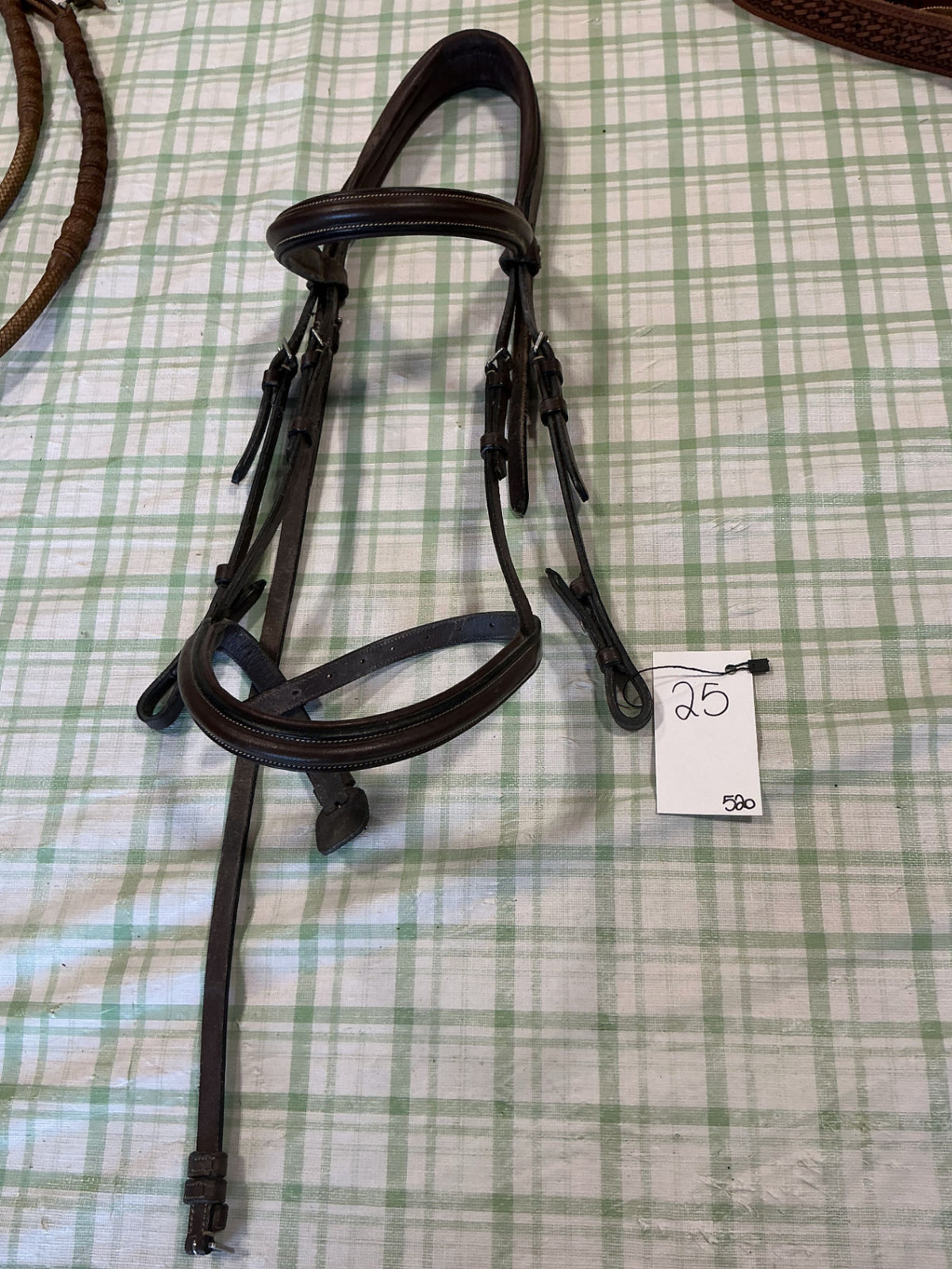 English Bridle Brown Horse