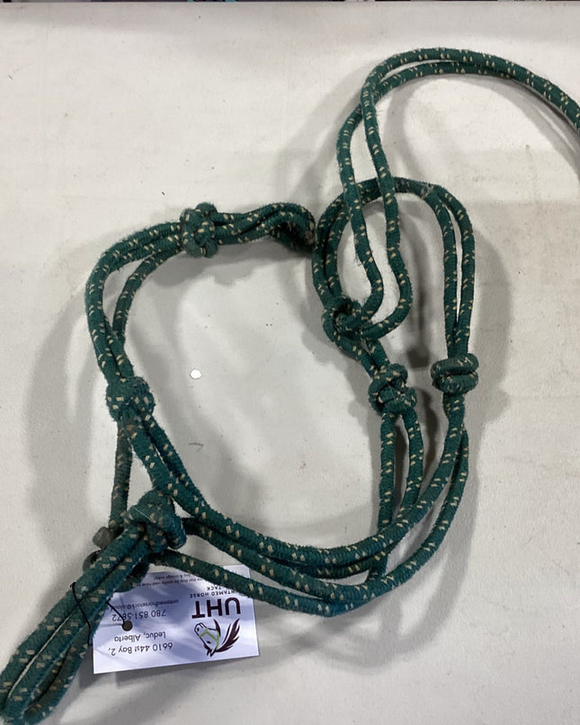 Halter Green Rope 