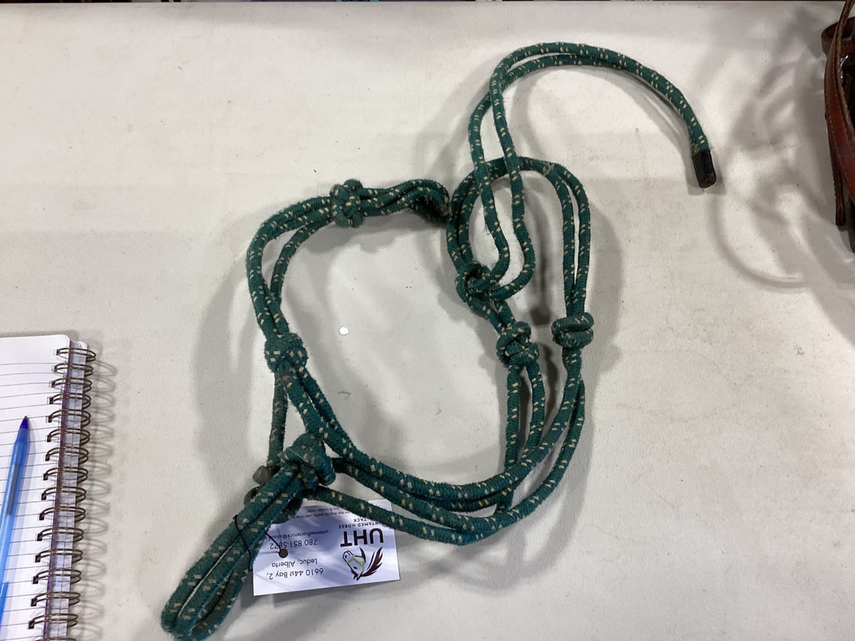 Halter Green Rope 