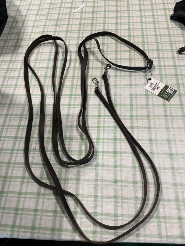 English Long Reins – Brown Leather | Used, Good