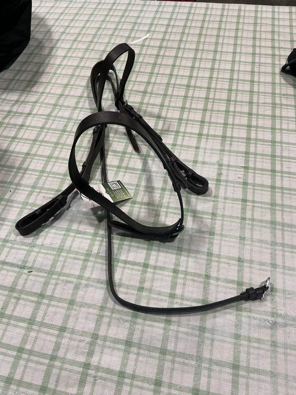 English Bridle – Brown Leather, Horse/Large Horse | Used, Very Good
