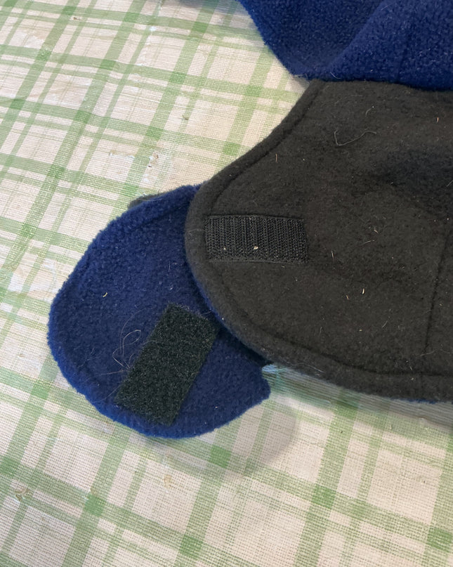 head warmer dark blue and black 