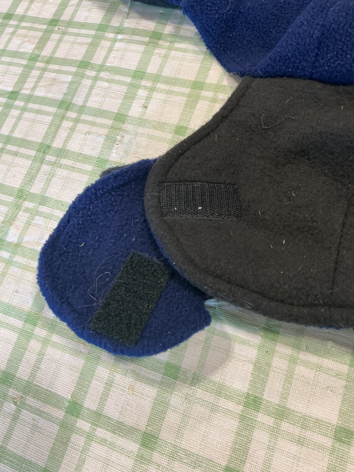 head warmer dark blue and black 