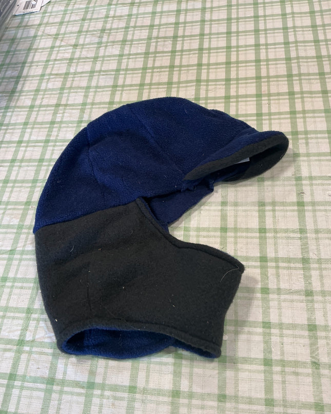 head warmer dark blue and black 