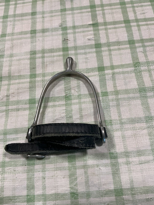 English Spurs – Rounded, with Straps, Small | Used, Good