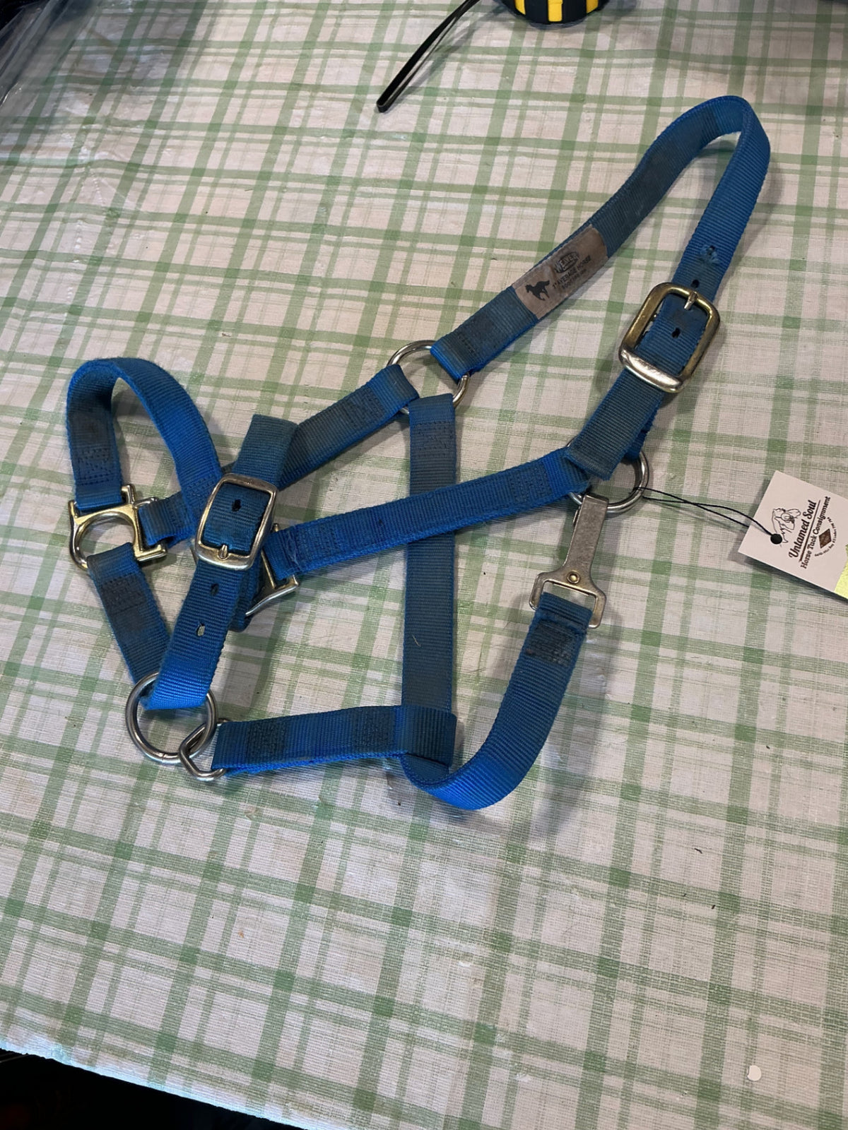 halkter nylon blue horse size weaver 