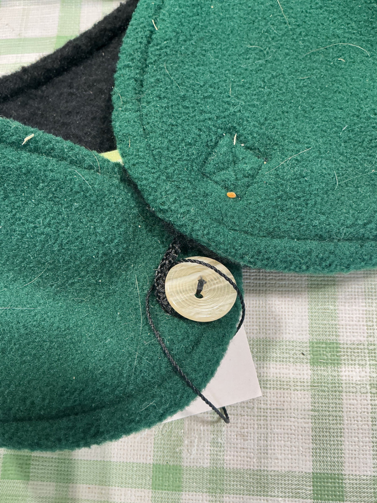 head warmer felt green 