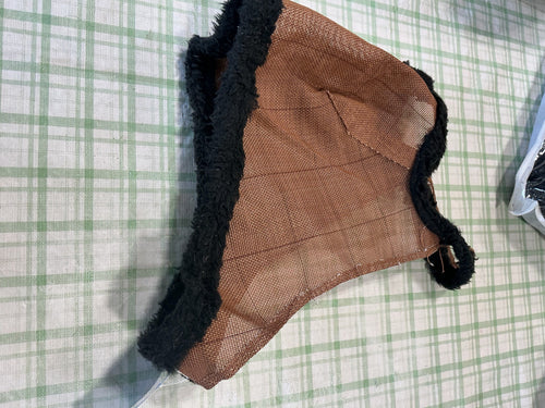 Fly Mask – Brown, Fleece Lined, Horse | Used, Good