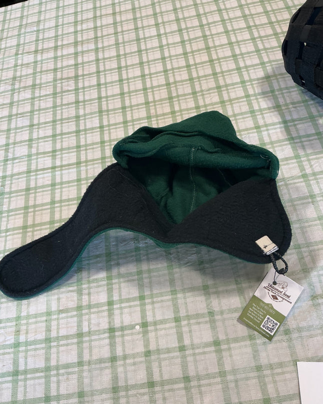 head warmer felt green 
