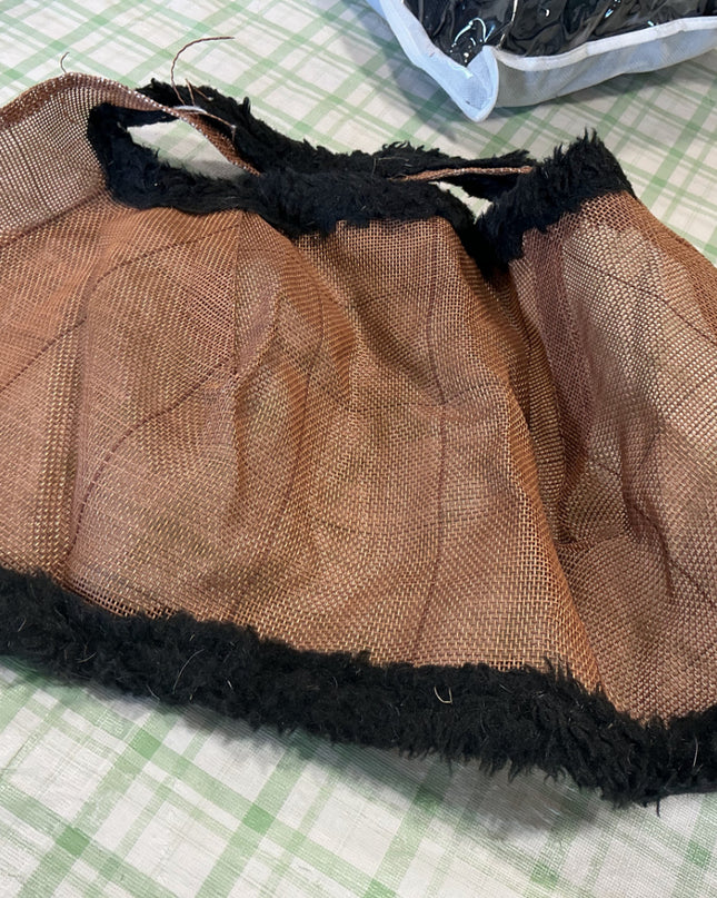 fly mask brown 