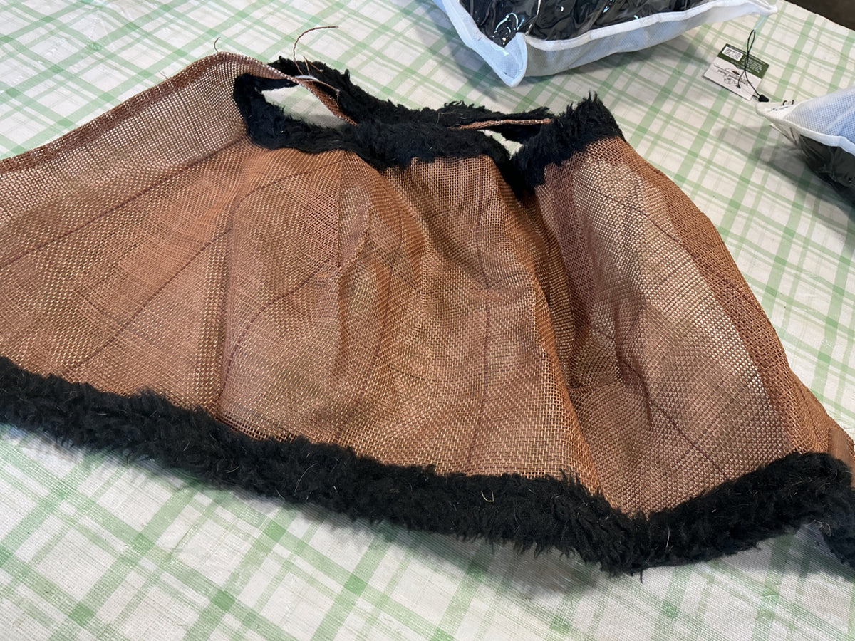 fly mask brown 