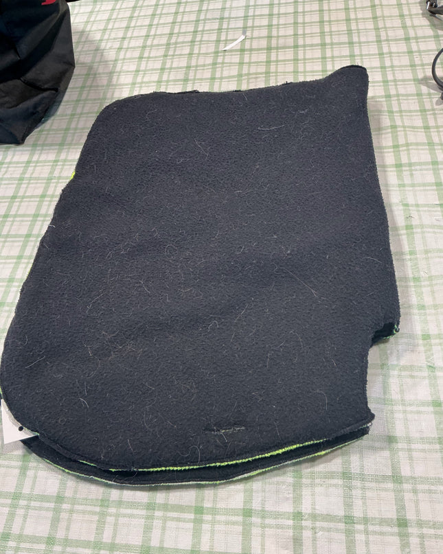 saddle pad black felt 