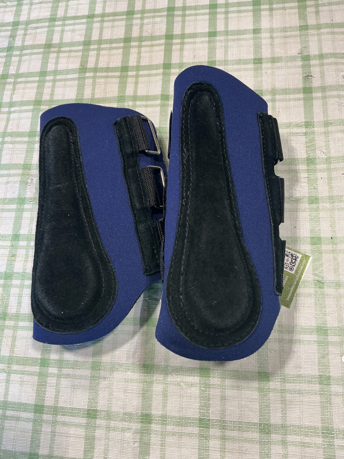 splint boots blue rubber 