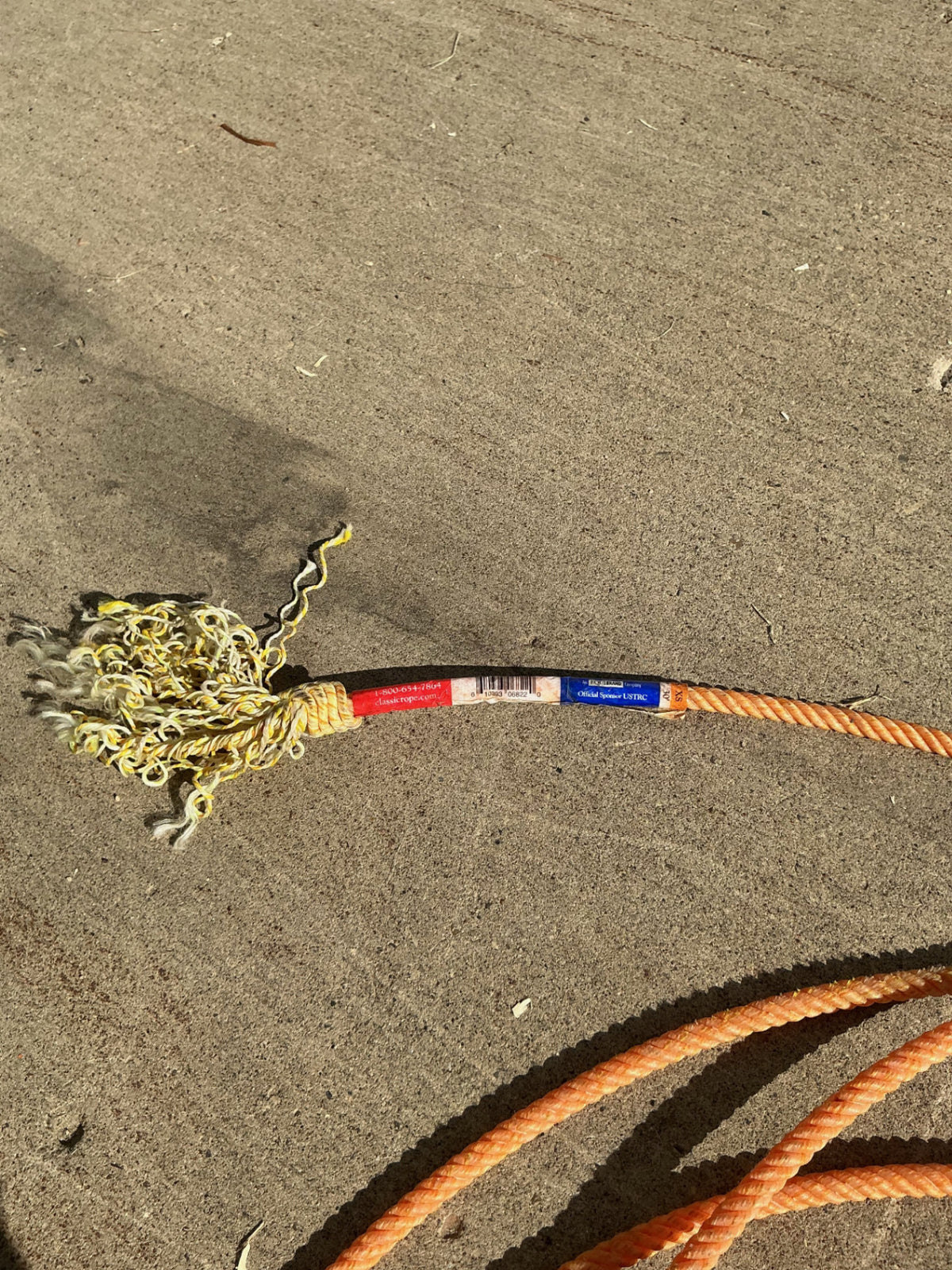 rope yellowy orange 