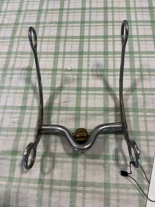 Bit – Hooded Roller Copper Leverage Shank, 5" | Used, Good