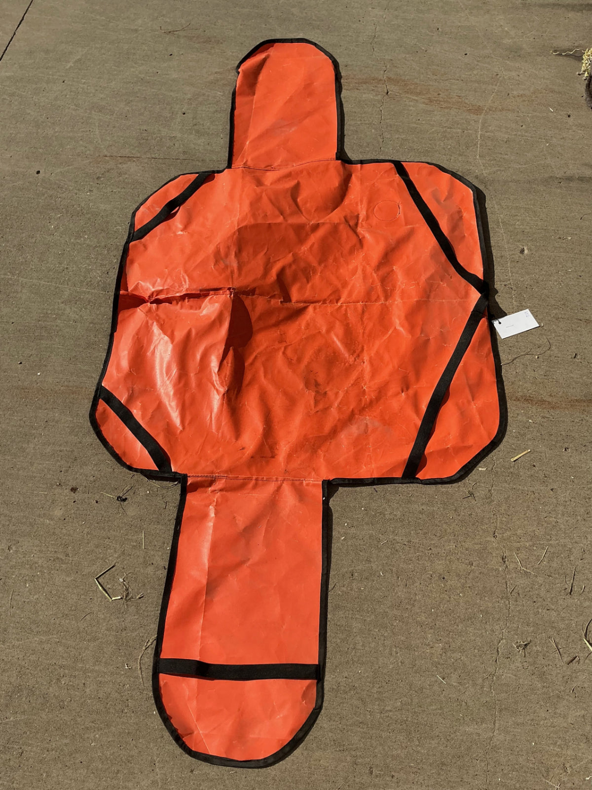 saddle cover orange 