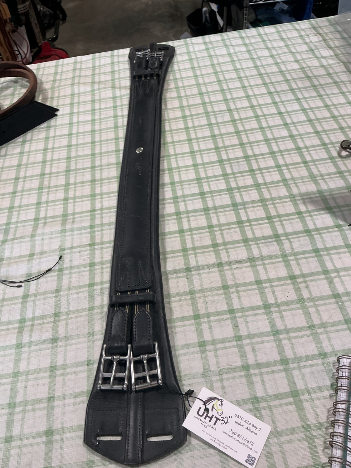 english girth black 32''