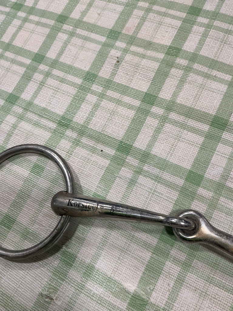 single joint snaffle loose ring 